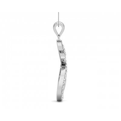 Swan Diamond Pendant
